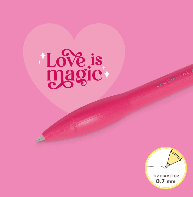 Legami - Penna a Sfera Luminosa a tema Cuore con inchiostro Rosa (HPL0001) - 4