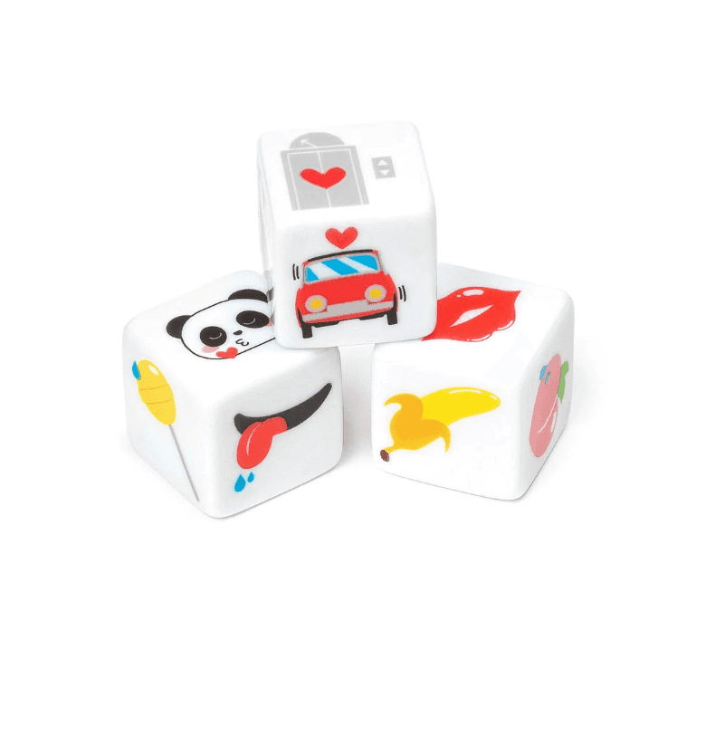 Legami - Set di 3 Dadi Piccanti Gioco per Coppie (DND0002) - 6