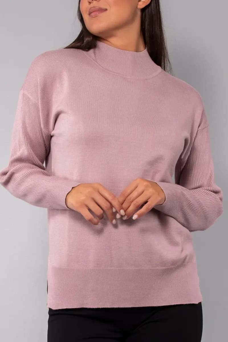 VERDISSIMA | Maglia girocollo in viscosa - 13