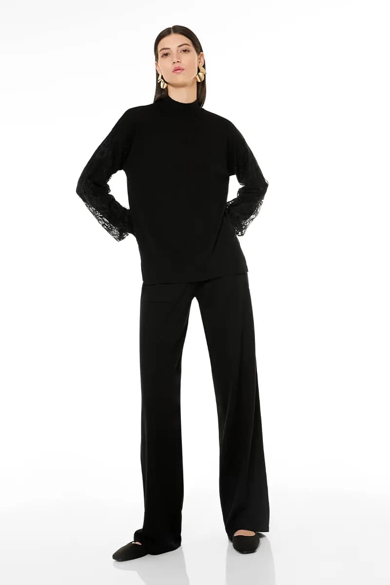 VERDISSIMA | Pantalone in viscosa con tasche - 7