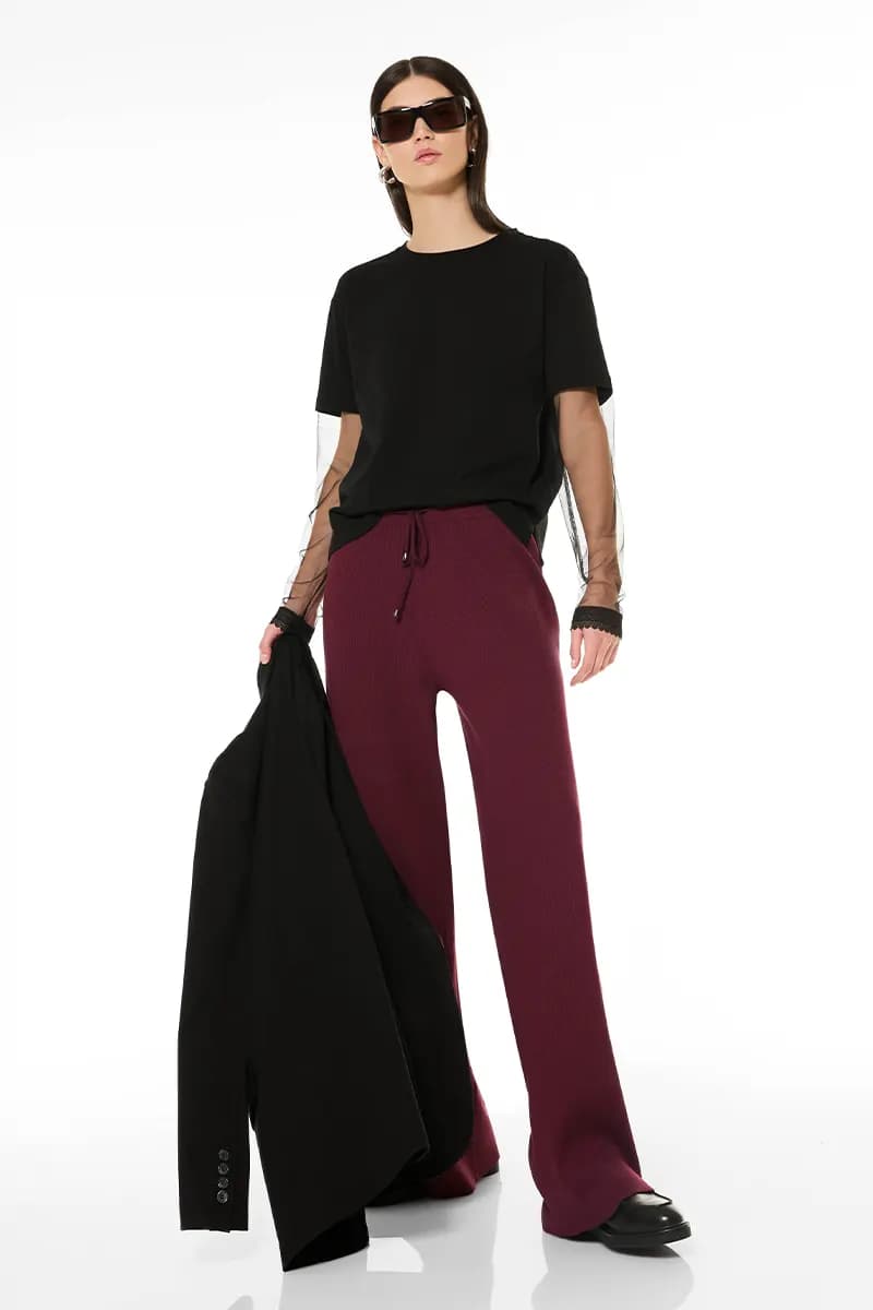 VERDISSIMA | Maglia con manica in tulle - 2