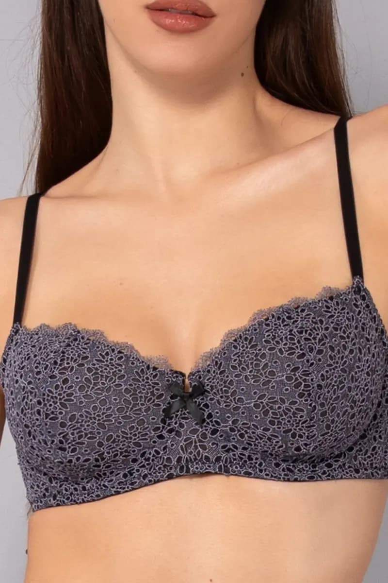 VERDISSIMA | Reggiseno francese con ferretto in pizzo Macramè - 11