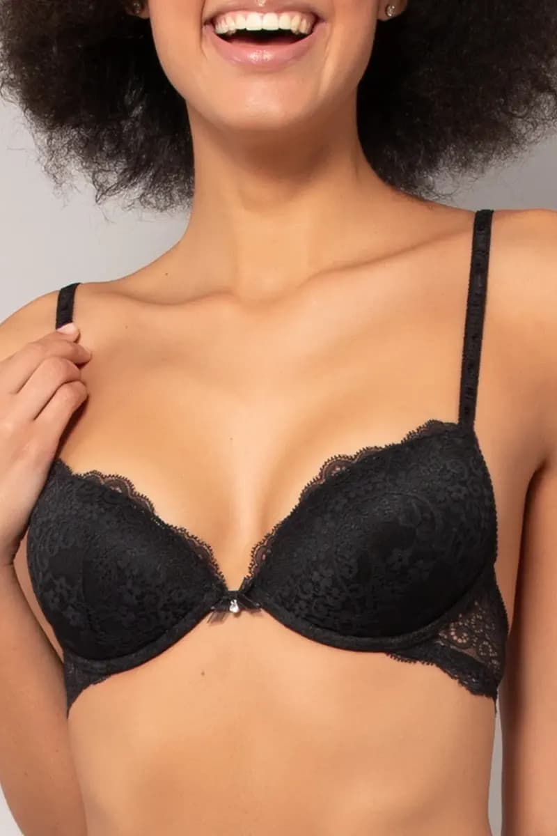 VERDISSIMA | Reggiseno push-up con ferretto in pizzo - 6