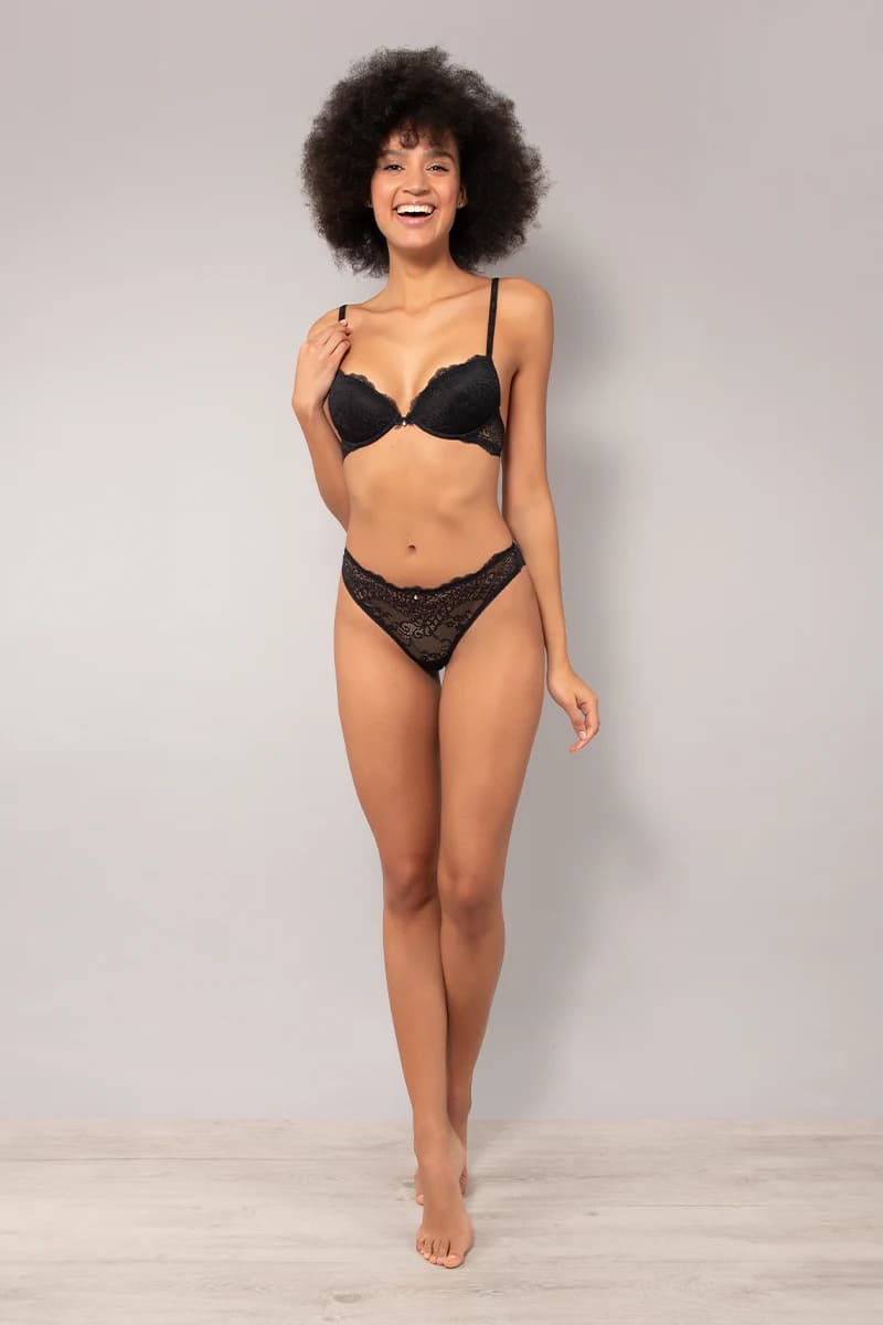 VERDISSIMA | Reggiseno push-up con ferretto in pizzo - 9