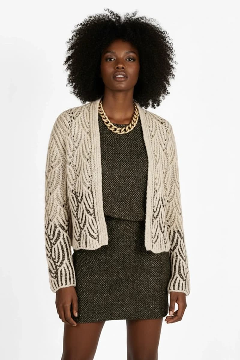 PHO Firenze | Cardigan traforato filo lurex
