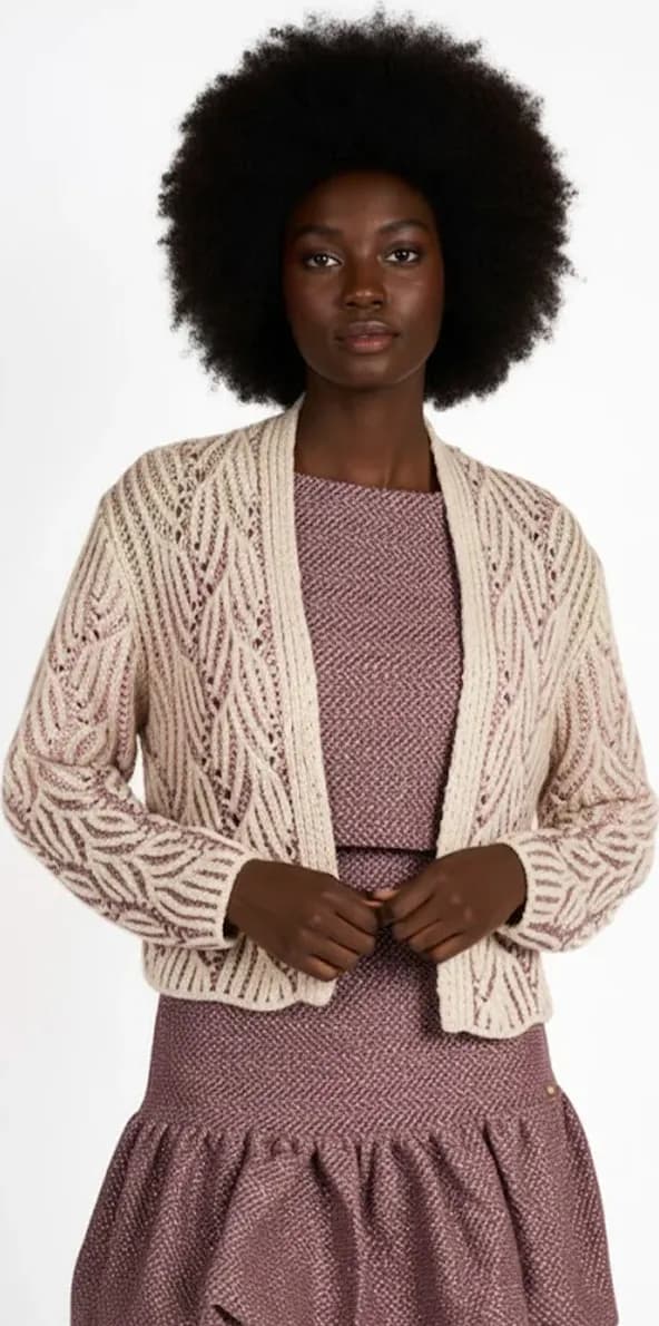 PHO Firenze | Cardigan traforato filo lurex - 2