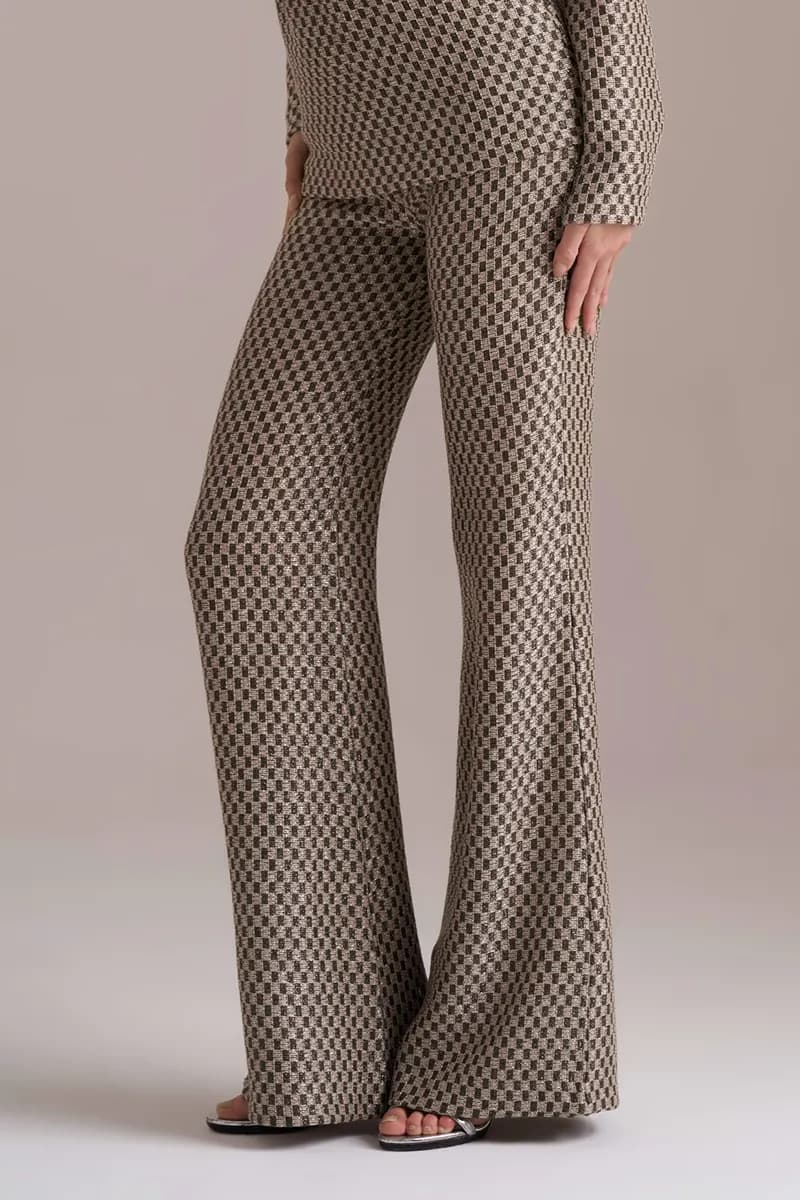PHO Firenze | Pantalone flare vita alta filo lurex - 4