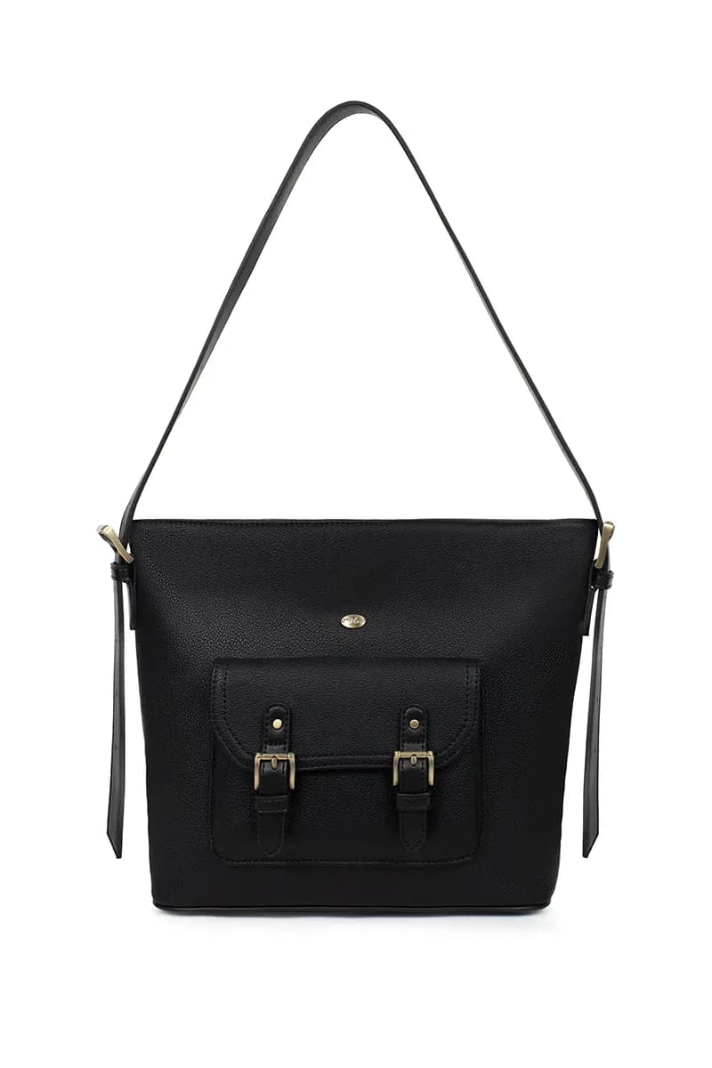 Hexagona - Borsa a spalla con tasca frontale Ronda - 3