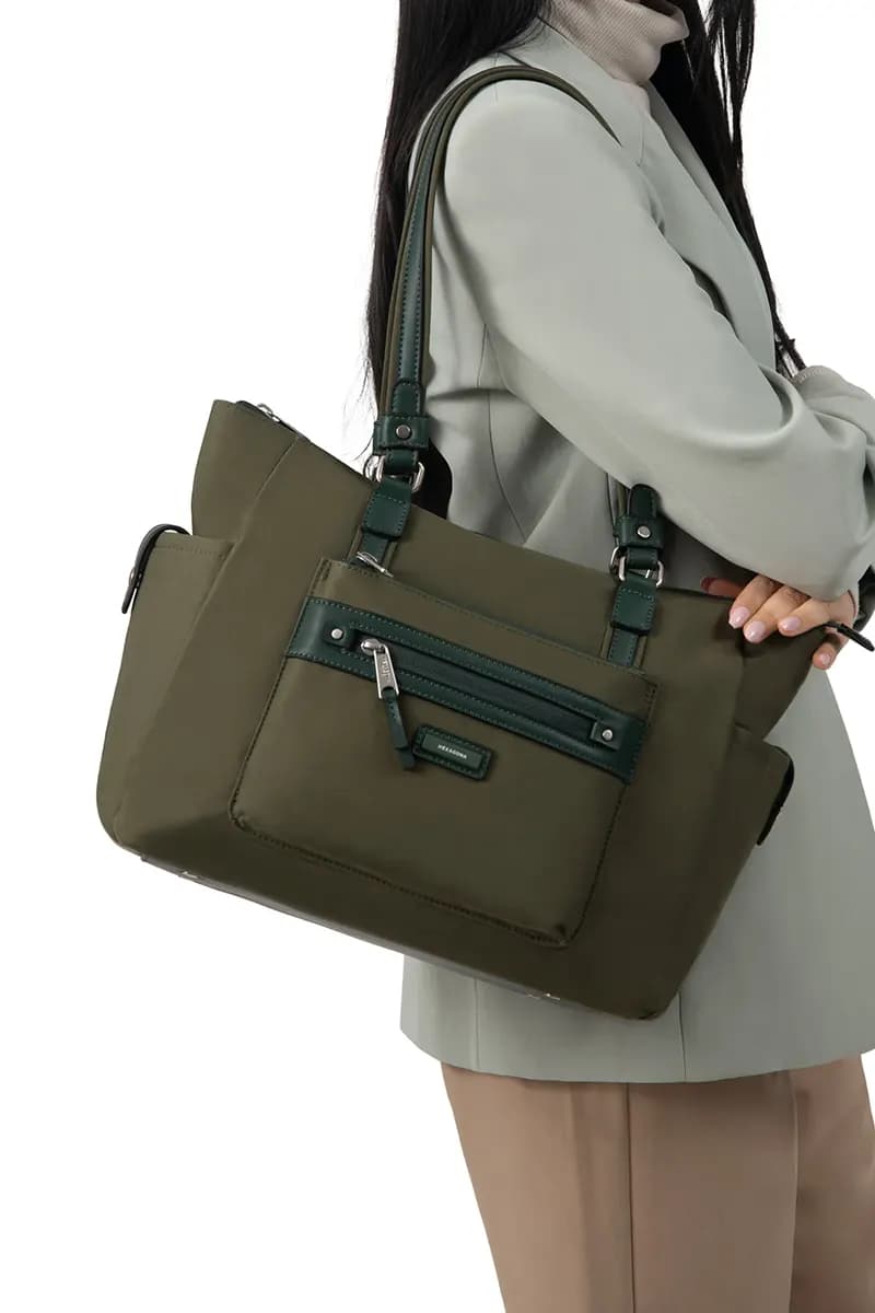 Hexagona - Borsa a spalla in acetato Yona - 7