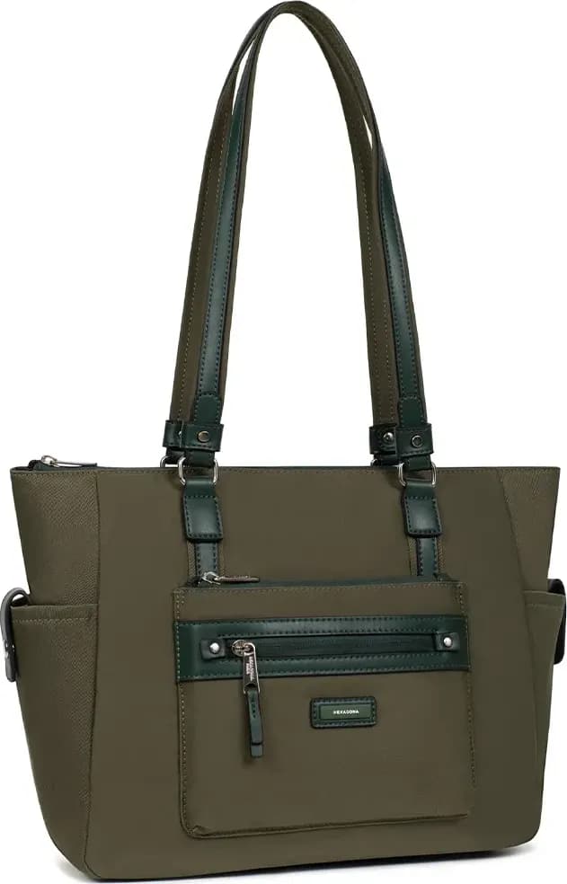 Hexagona - Borsa a spalla in acetato Yona - 2