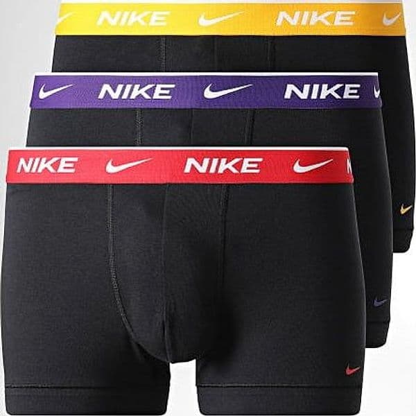 Boxer Nike Trunk 3pk KE1284 OWP Black - 4