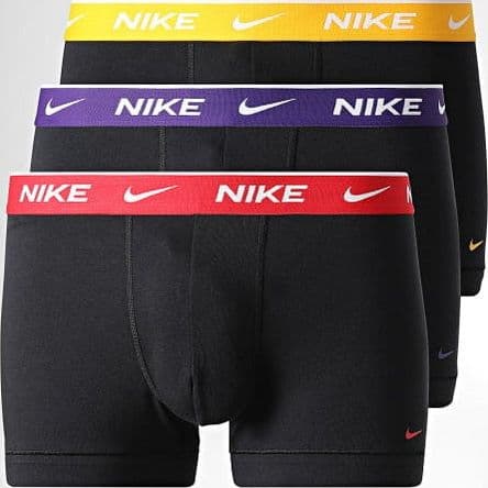Boxer Nike Trunk 3pk KE1284 OWP Black - 4