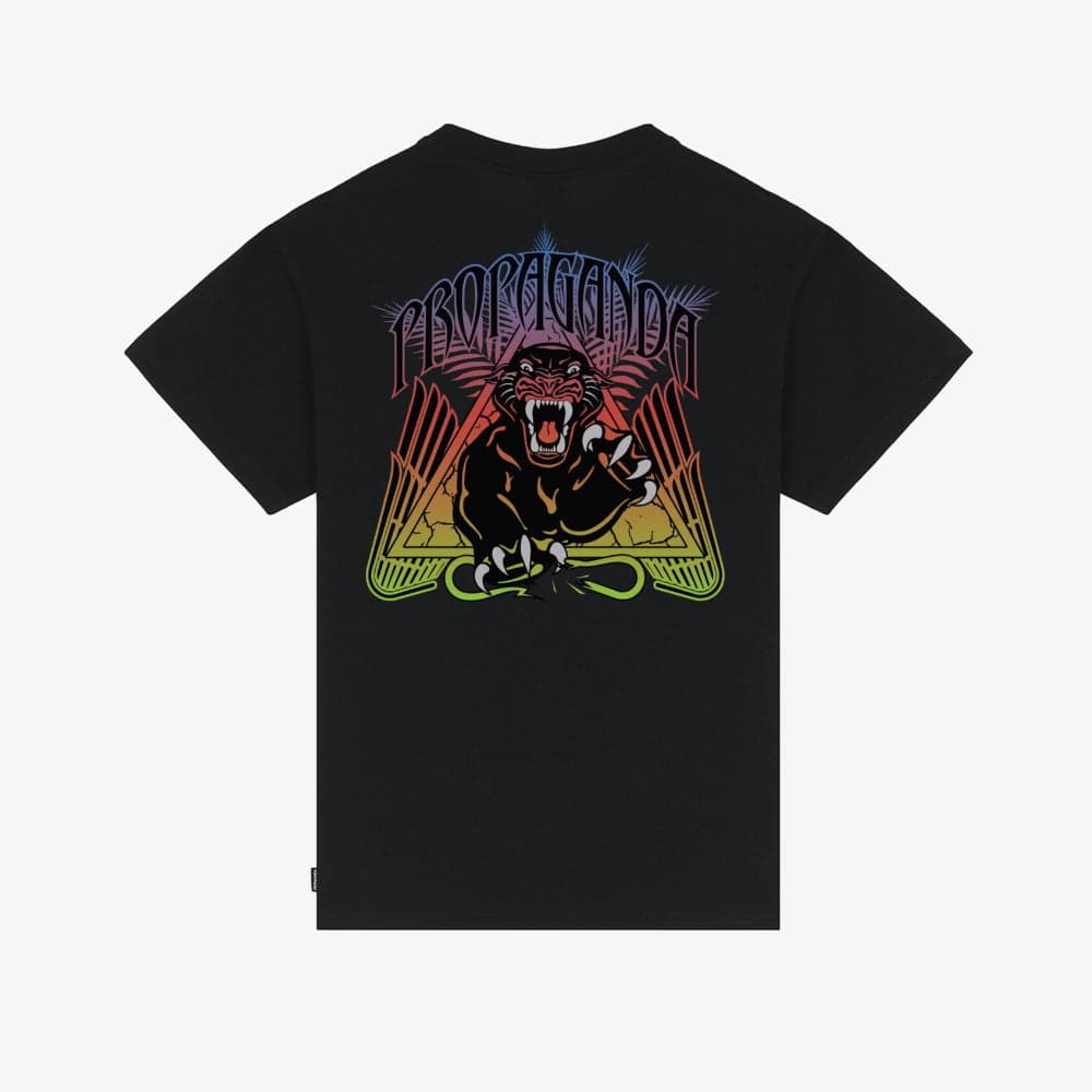 T-shirt Propaganda Triangle Panther LS Black - 5