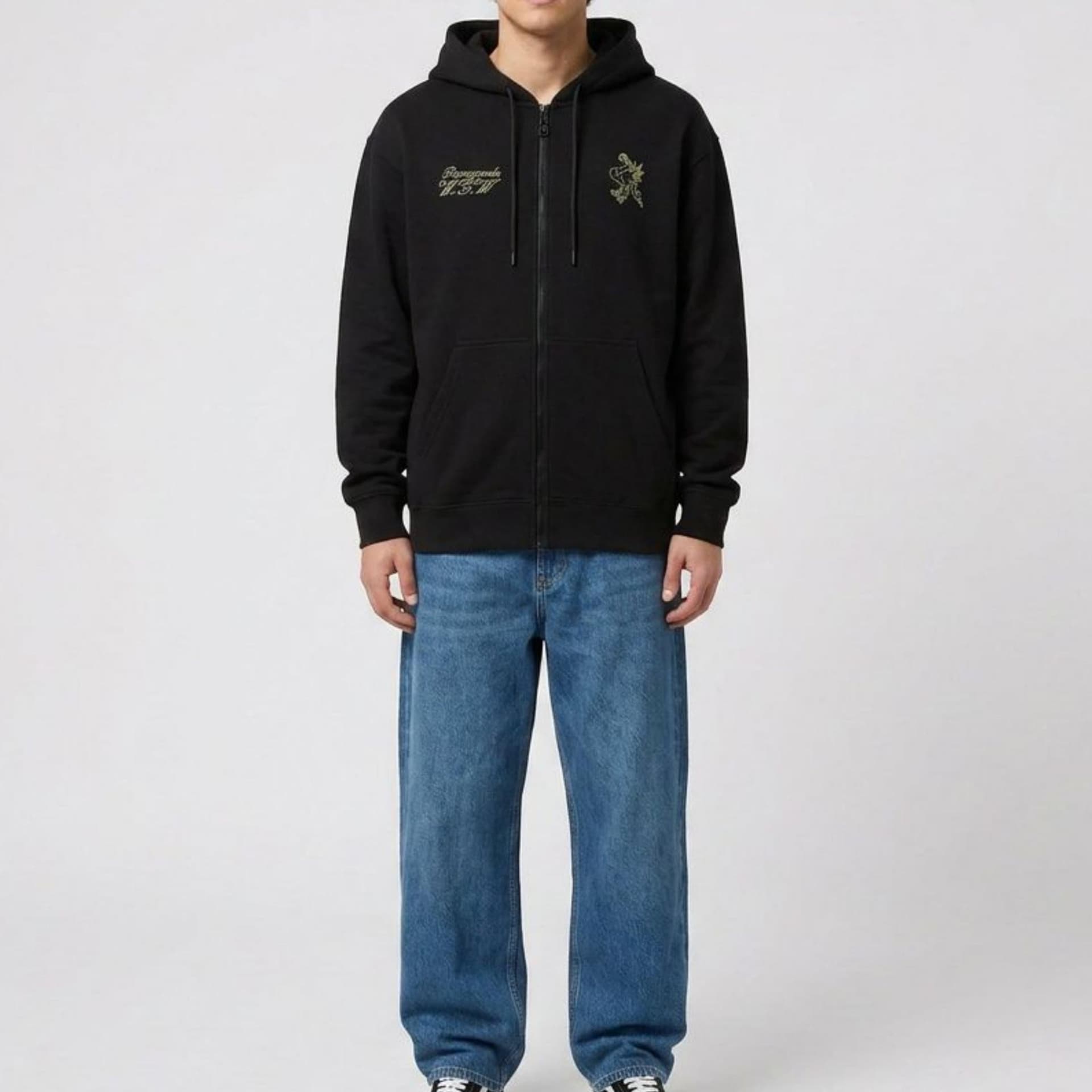 Felpa Propaganda Whisper Zip Black - 4