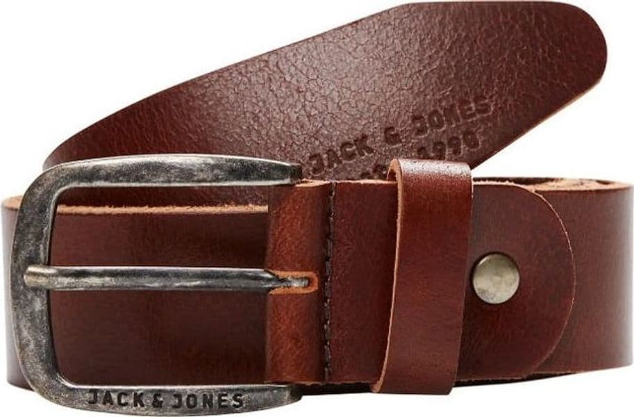 Cintura Jack & Jones Paul Leather Black - 4