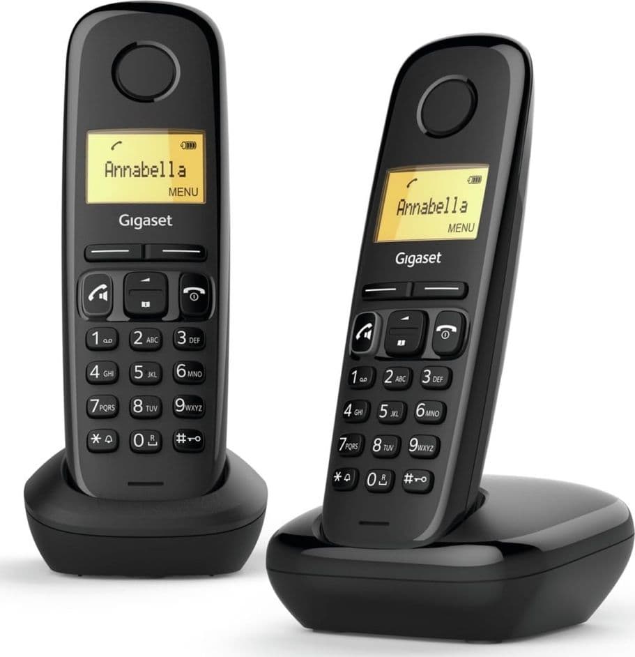CORDLESS GIGASET A270 DUO CON VIVAVOCE BLACK