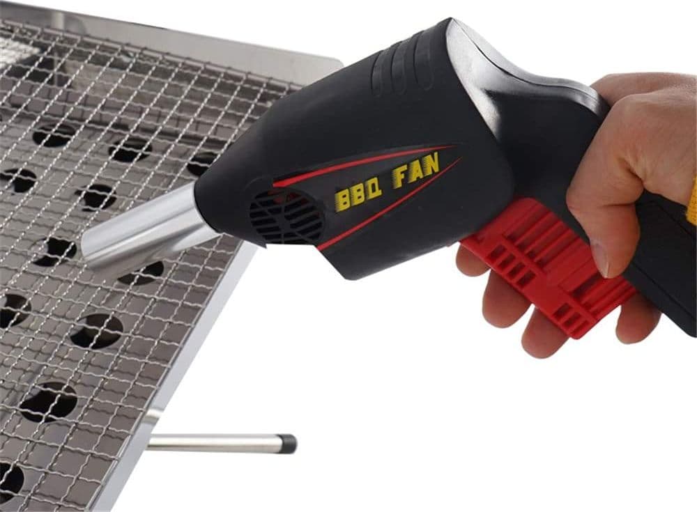 Soffiatore portatile per barbecue, ravviva fiamma manuale con ventola - 5