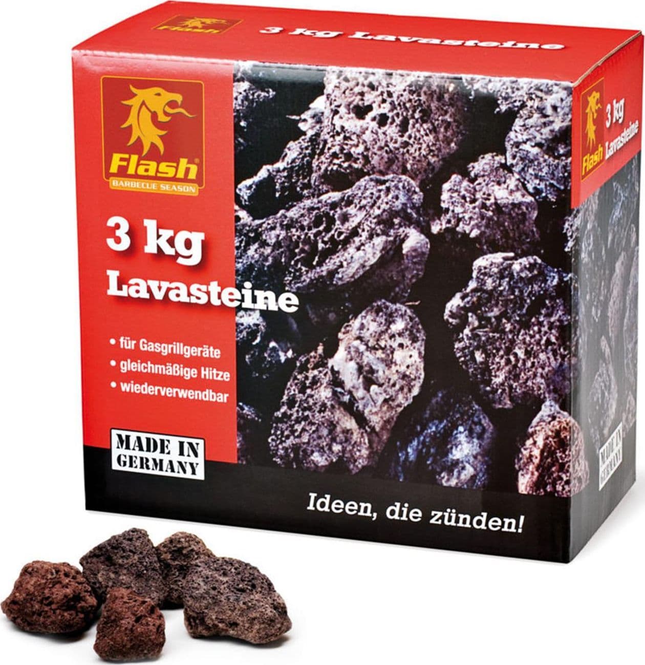 Pietra lavica per Barbecue a gas professionale lunga durata 3 kg - 2
