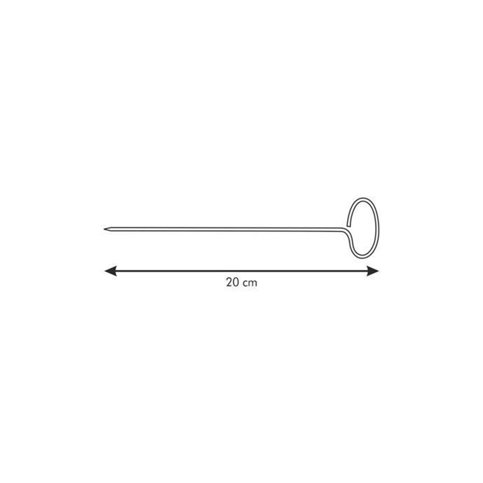 Set da 10 pezzi di spiedini in acciaio Inox "Presto" per carne pesce e gamberi - 3
