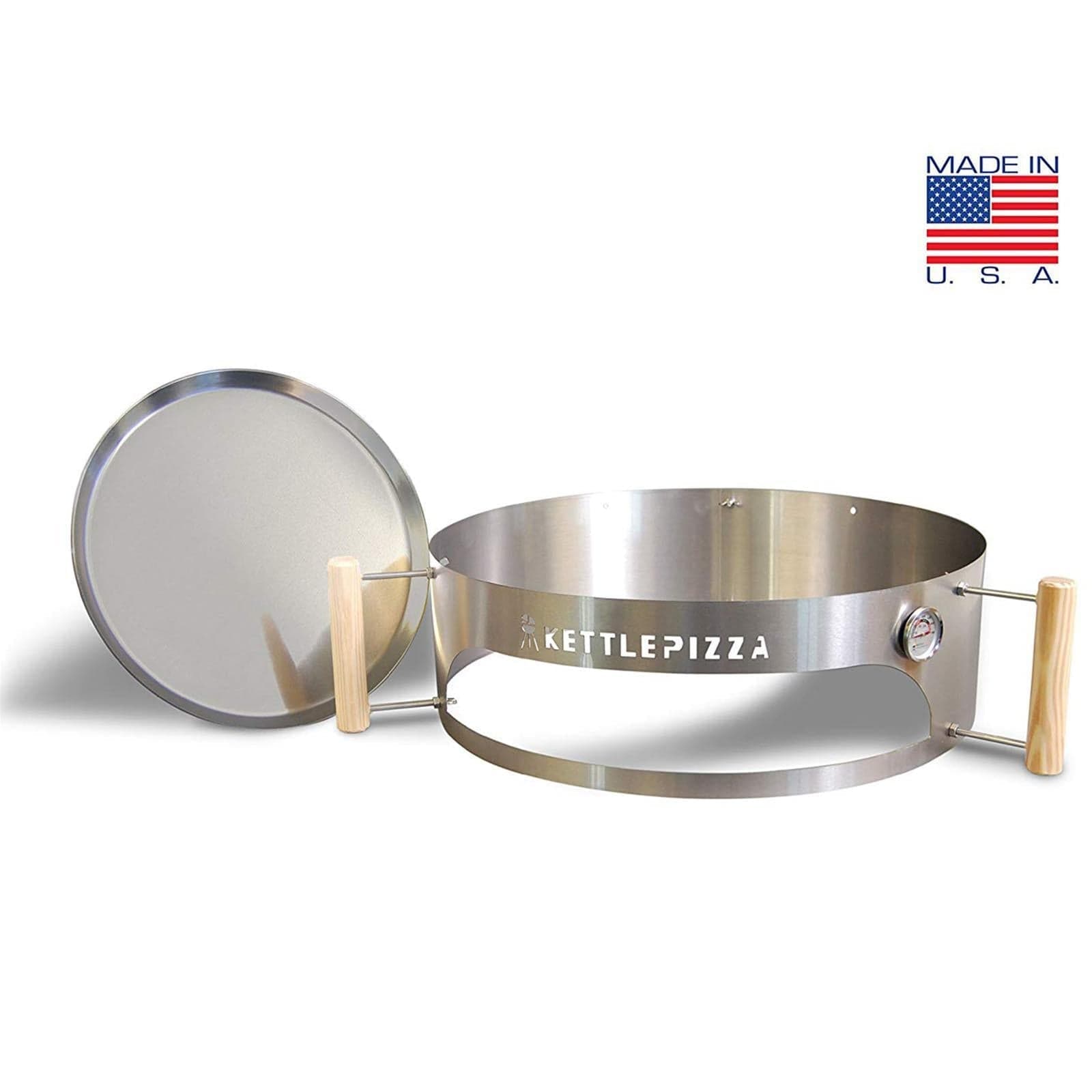 Kettle pizza basic kit di trasformazione barbecue in forno per pizza 47/57 cm - 2