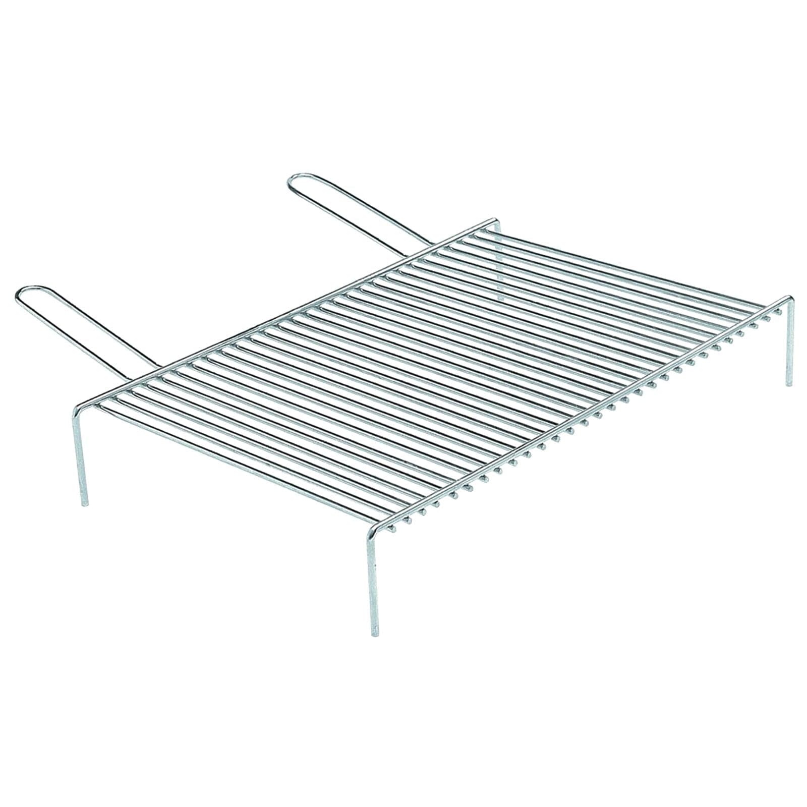 Graticola per barbecue, griglia in acciaio a barre con piedini alta qualità "Made in Italy" - 3