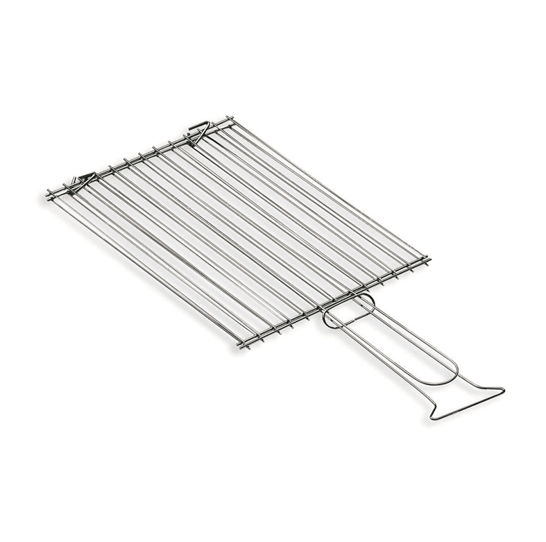 Graticola per barbecue, griglia in acciaio a barre con piedini alta qualità "Made in Italy" - 4