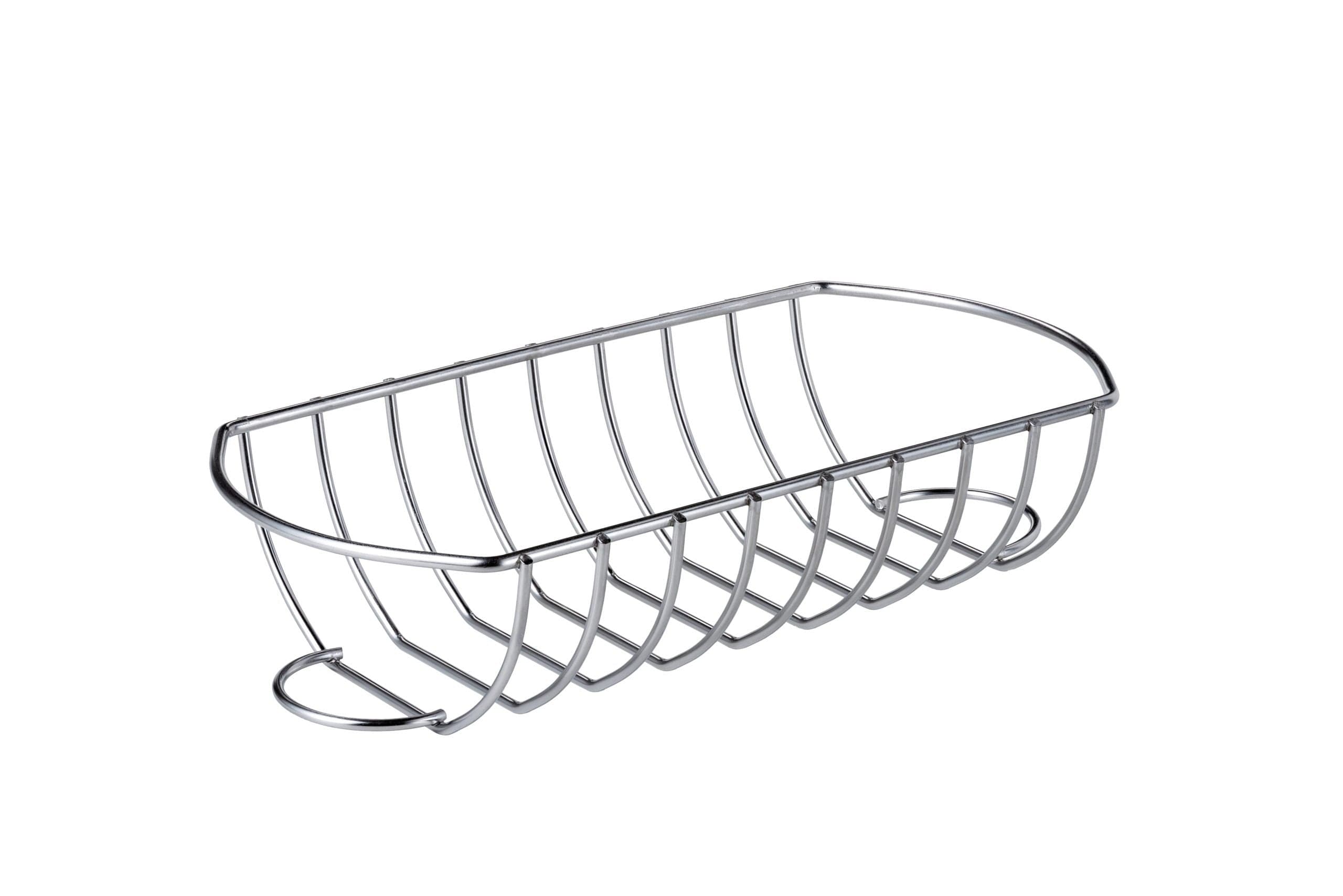 Supporto in acciaio inox per affumicatore costine e Ribs accessorio barbecue Weber - 2