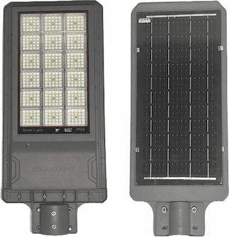 Lampione Solare Stradale LED in Alluminio 800W 1200W 1600W, IP65, 80lm/W Sensore Crepuscolare , Vendita Online - 8