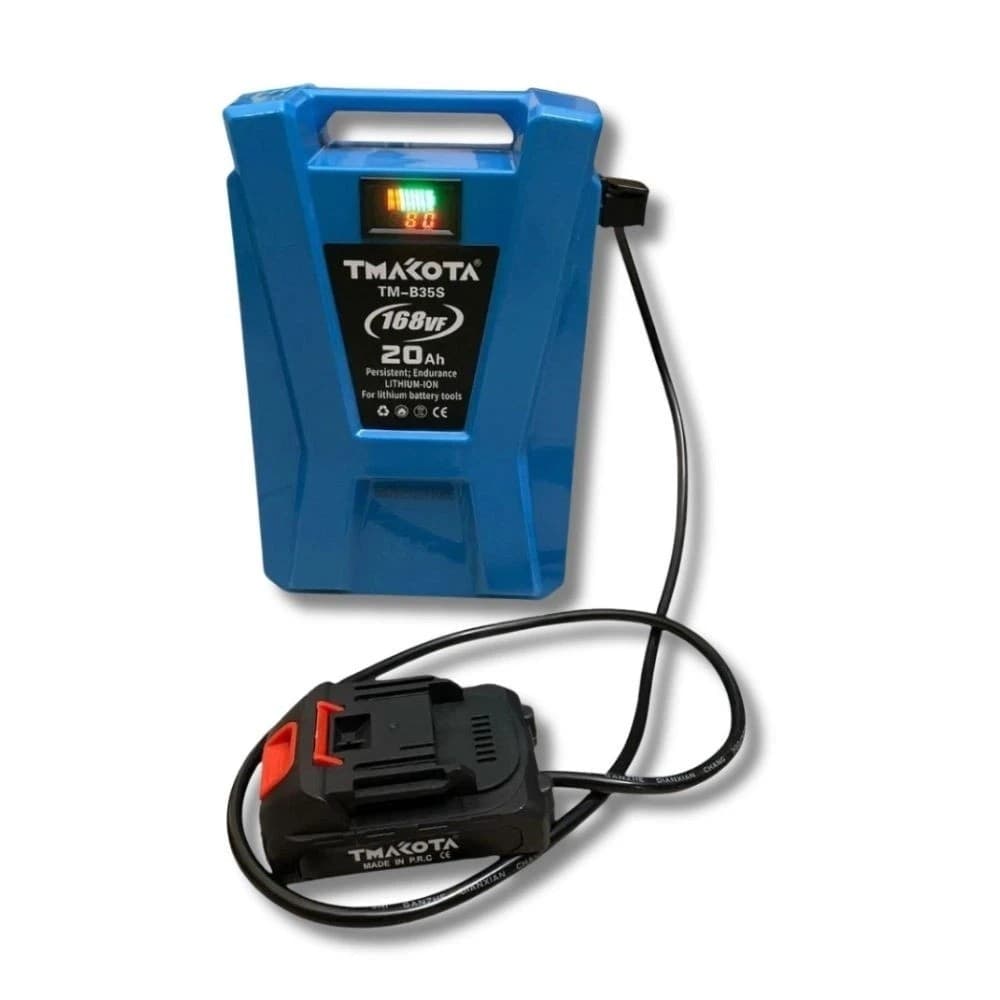 Batteria a zaino spalla da 168V (21V) 20 Ah per utensili con attacco tipo makita - 5