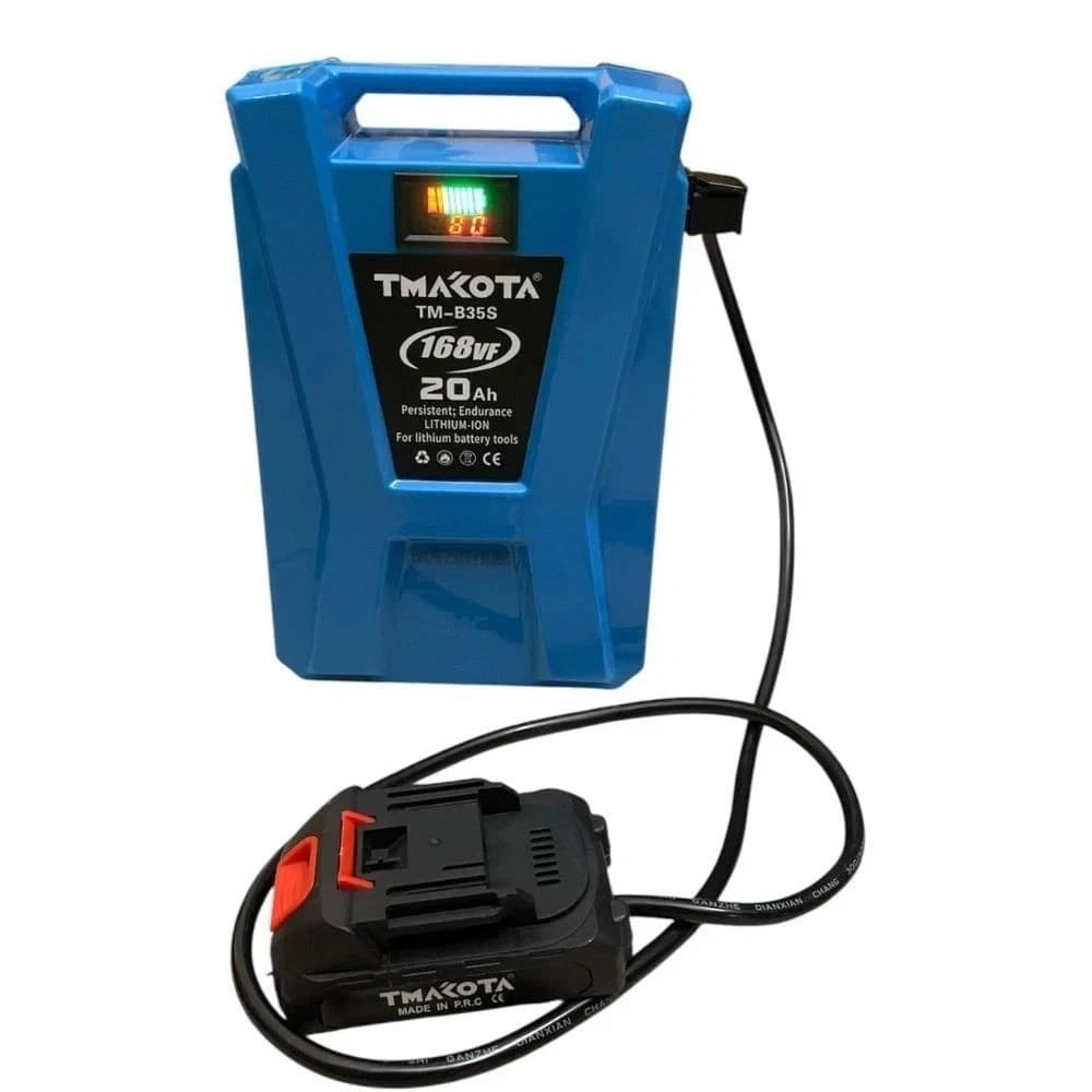 Batteria a zaino spalla da 168V (21V) 20 Ah per utensili con attacco tipo makita - 8