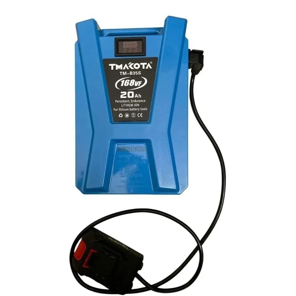 Batteria a zaino spalla da 168V (21V) 20 Ah per utensili con attacco tipo makita - 10