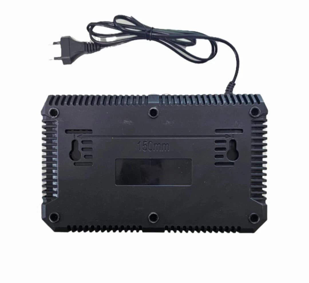 Caricabatterie Doppia Batteria 21v 128Vf Caricabatteria 220V Caricatore Rapido per Batterie Litio - 4