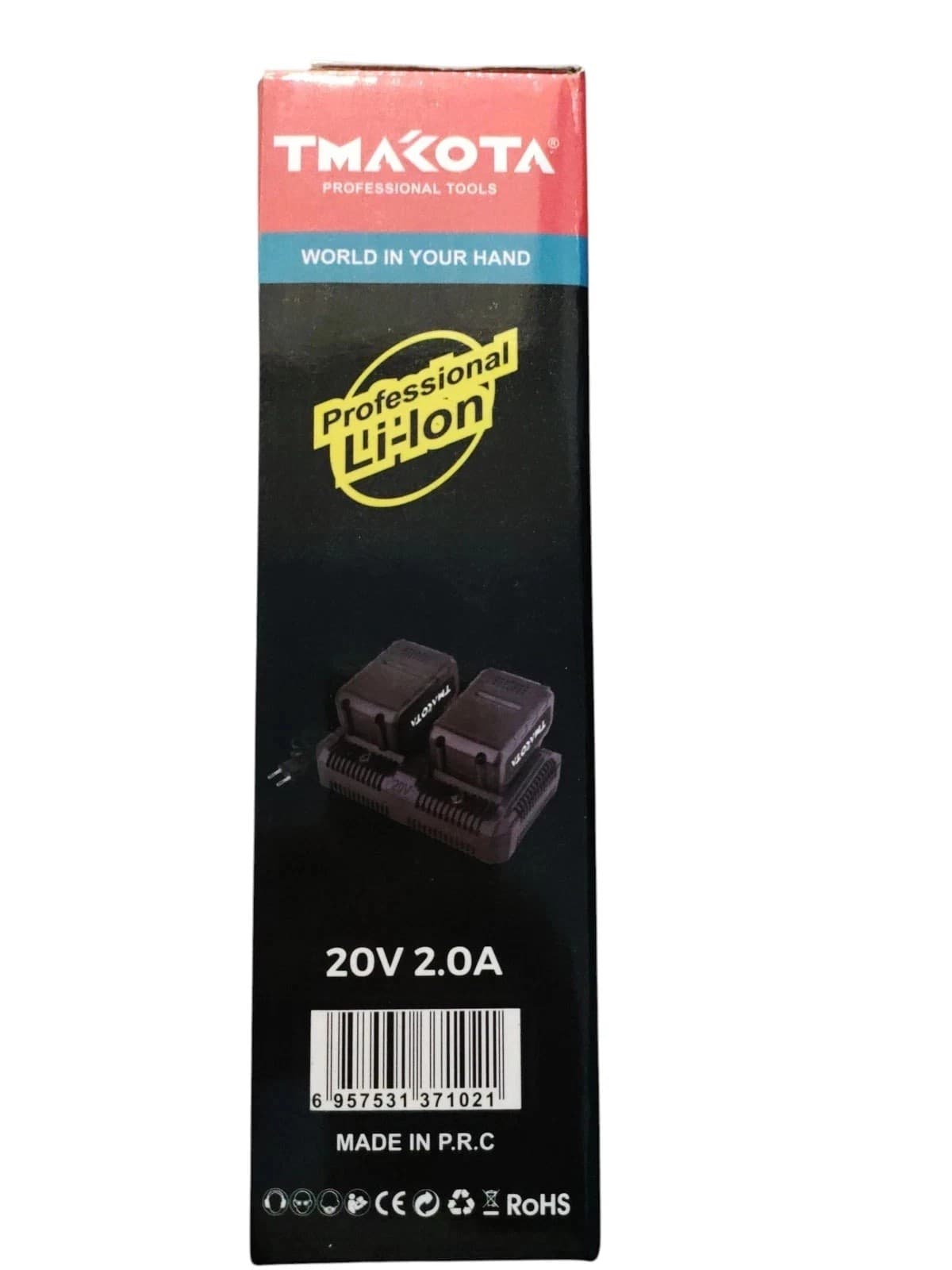 Caricabatterie Doppia Batteria 21v 128Vf Caricabatteria 220V Caricatore Rapido per Batterie Litio - 5