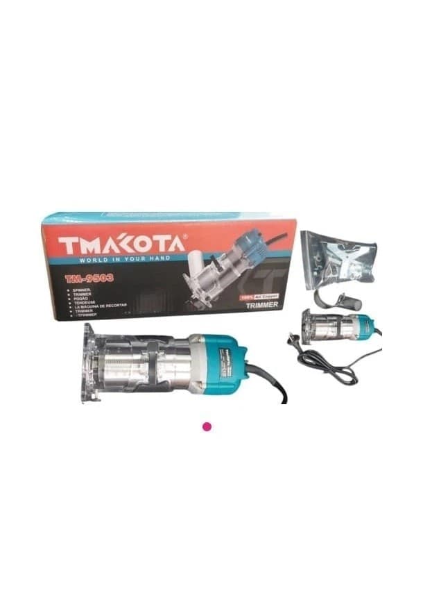 Fresatrice Verticale Elettrica 750W 6.35mm Rifilatore Fresa Legno Trimmer TM9503 - 2