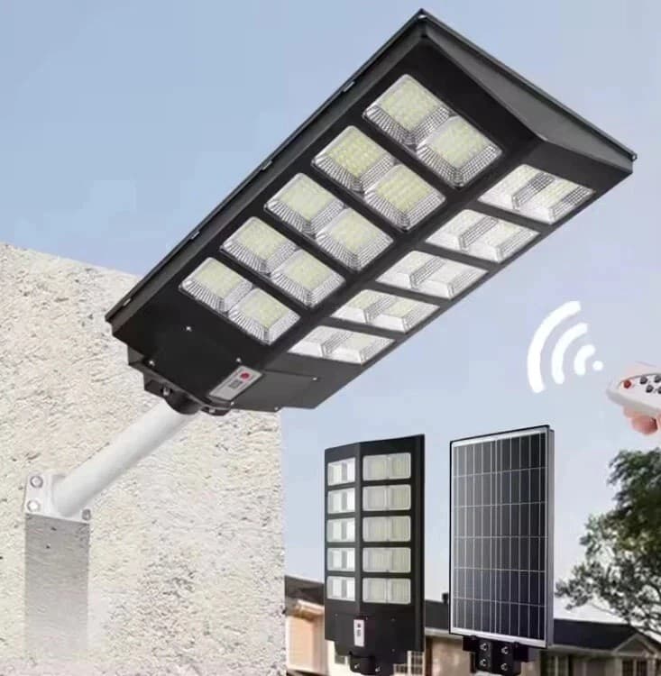 Lampione Stradale Led 2000W con Pannello Solare Crepuscolare E Movimento ip65 - 3