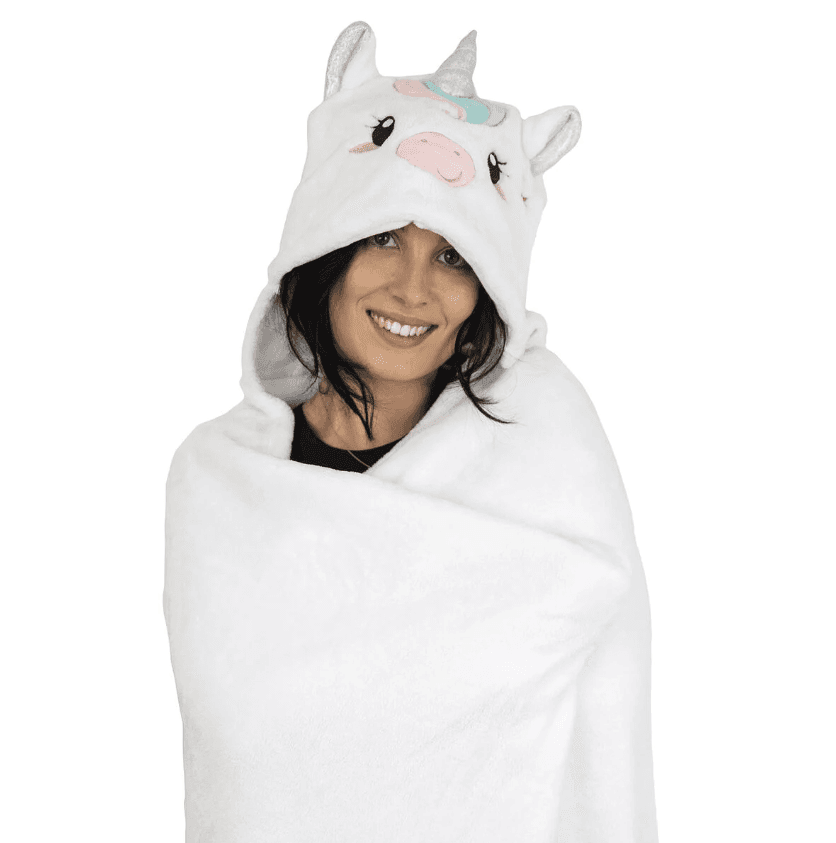 Legami -  Coperta con Cappuccio a tema Unicorno (CBL0002) - 2