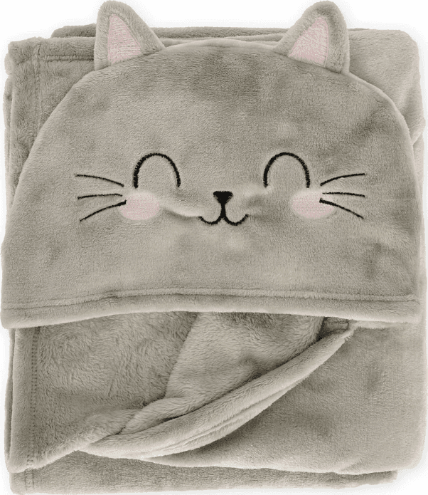 Legami - Coperta con Cappuccio a tema Gattino (CBL0003) - 3