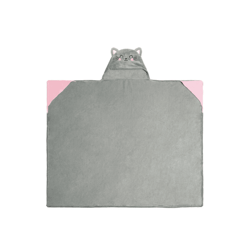 Legami - Coperta con Cappuccio a tema Gattino (CBL0003) - 4