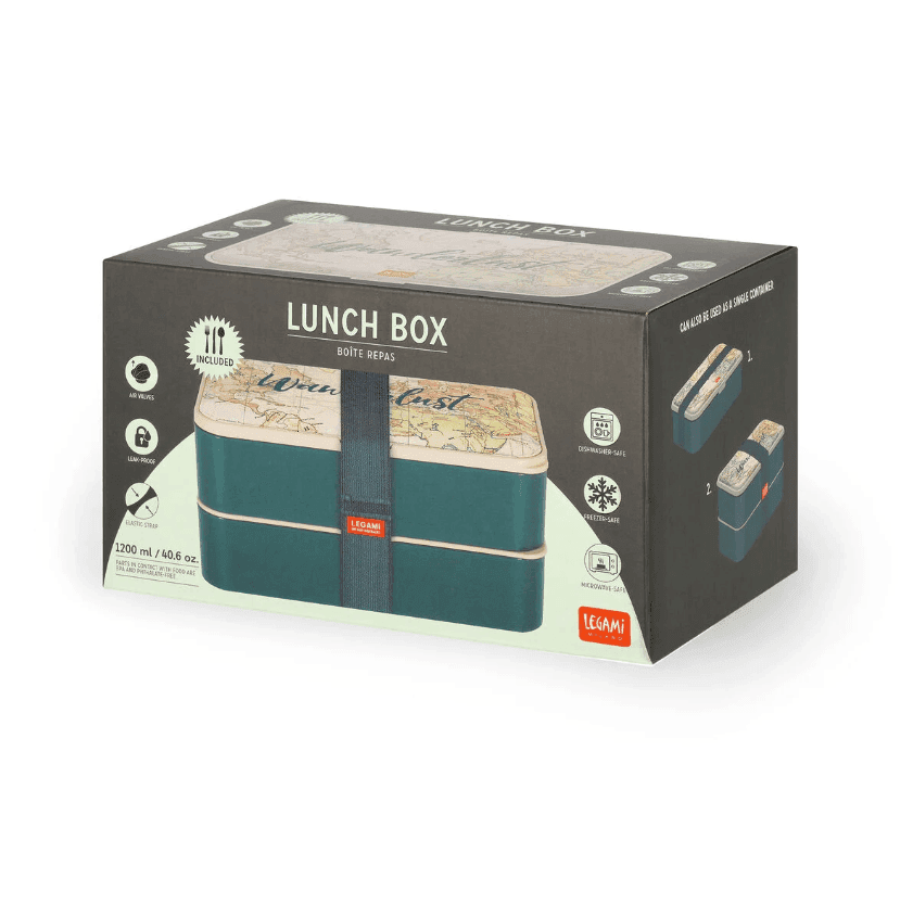 Legami - Contenitore Porta Pranzo 1200 ml - Travel - Lunch Box (LBD0001) - 6