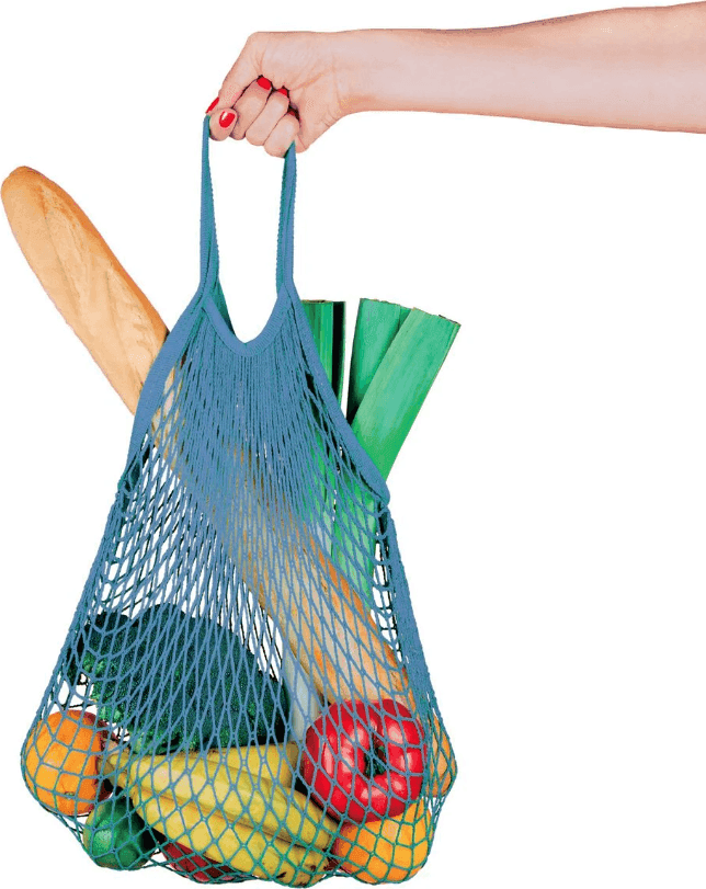 legami - Borsa a Rete in Cotone color Blu (MAB0002) - 2
