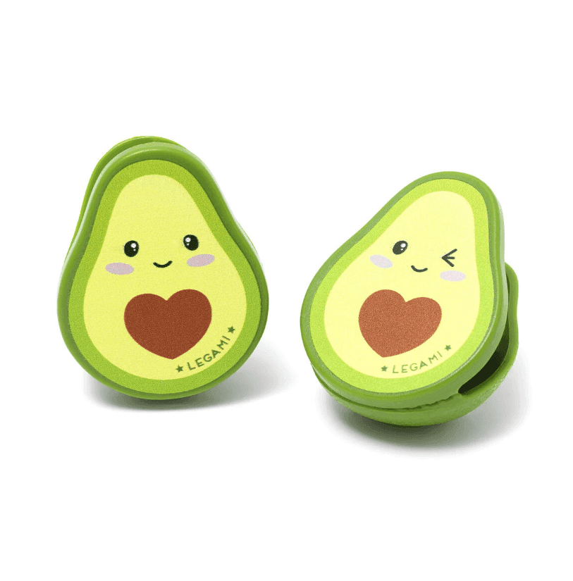 Legami - Set di 4 Clip Chiudi Pacco - Avocado - Bag Clips (CLIP0005) - 4