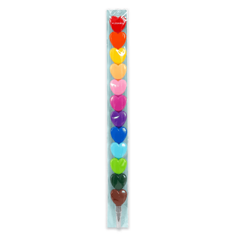 Legami - 12 Pastelli Impilabili a forma di Cuore (STC0001) - 3
