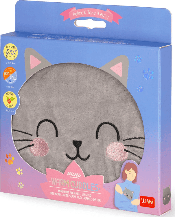 Legami - Cuscino Termico con Semi di Lino - Kitty - Warm Cuddles (MWC0001) - 4