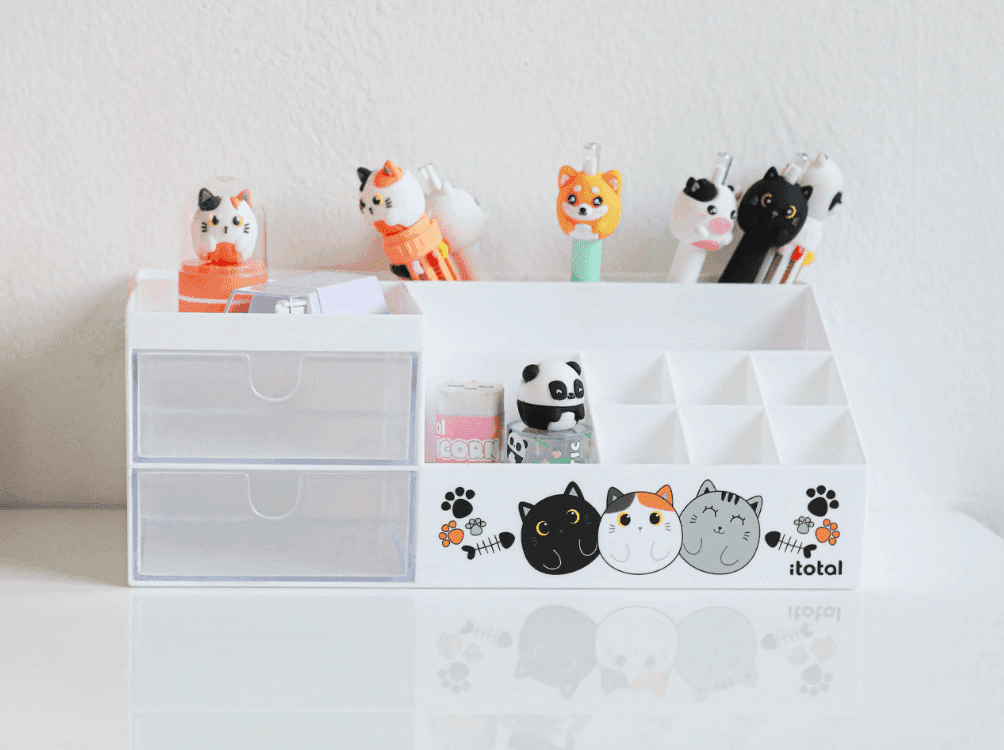 i-Total - Organizer per scrivania Cat (XL2703A) - 2