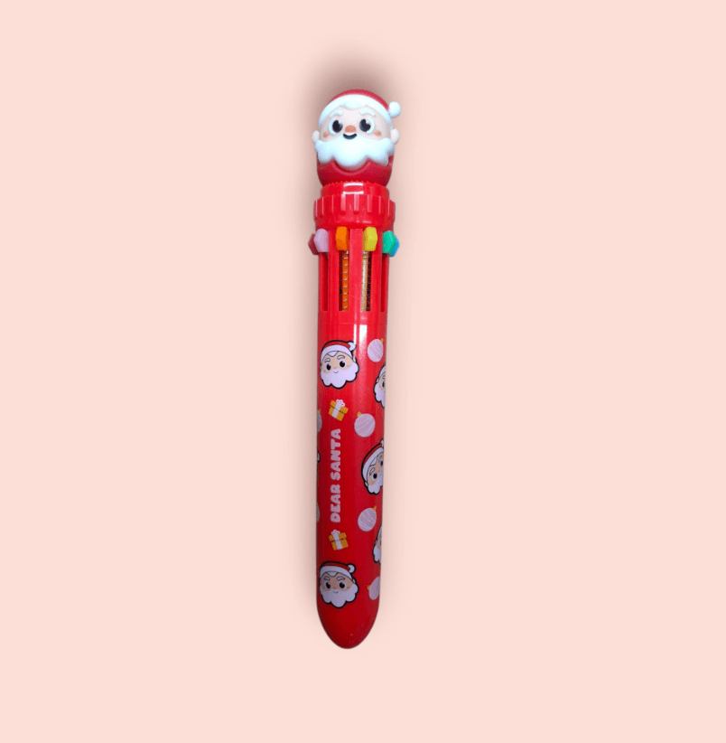 i-Total - Penna a 10 Colori XMAS - 3 temi Natale - 5