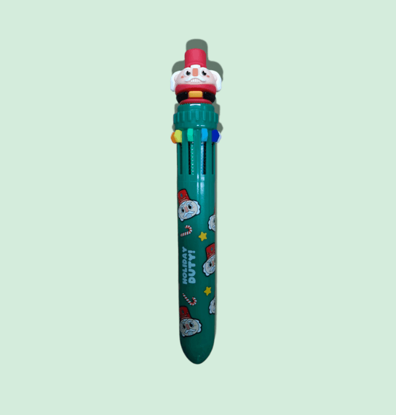 i-Total - Penna a 10 Colori XMAS - 3 temi Natale - 2