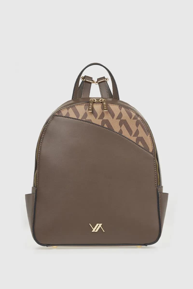 VERDE FASHION | Zaino in ecopelle dettaglio logo - 5