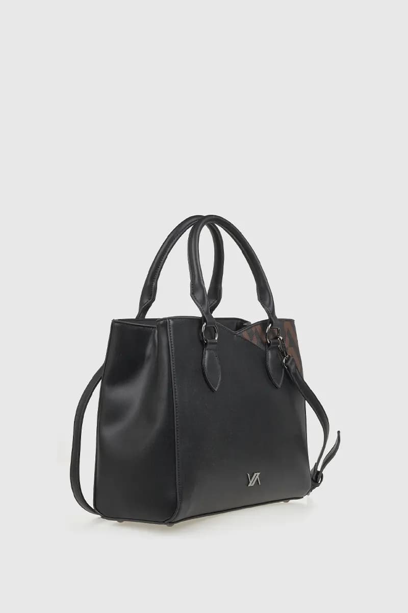 VERDE FASHION | Borsa tote in ecopelle dettaglio logo - 8