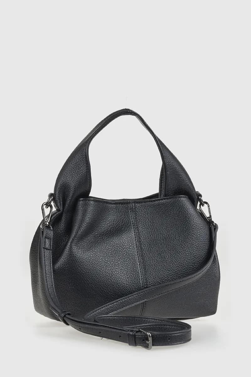 VERDE FASHION | Borsa a tracolla in ecopelle morbida - 2