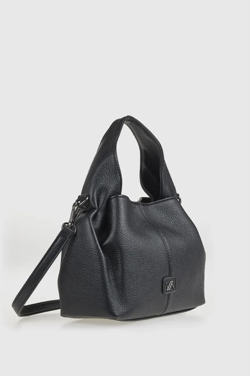 VERDE FASHION | Borsa a tracolla in ecopelle morbida - 4